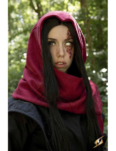 Altair hood in dark red
