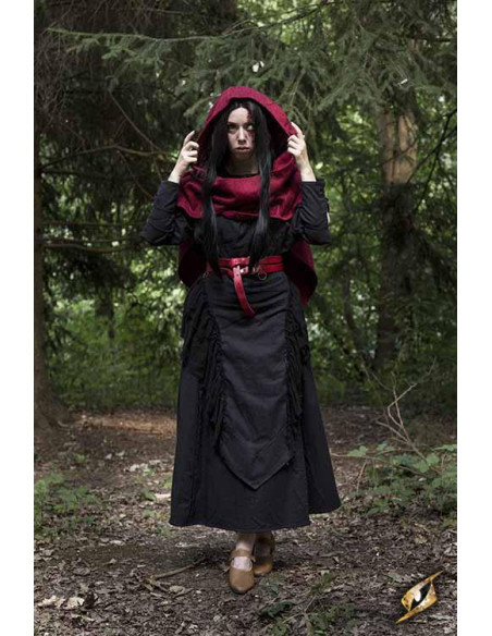 Altair hood in dark red