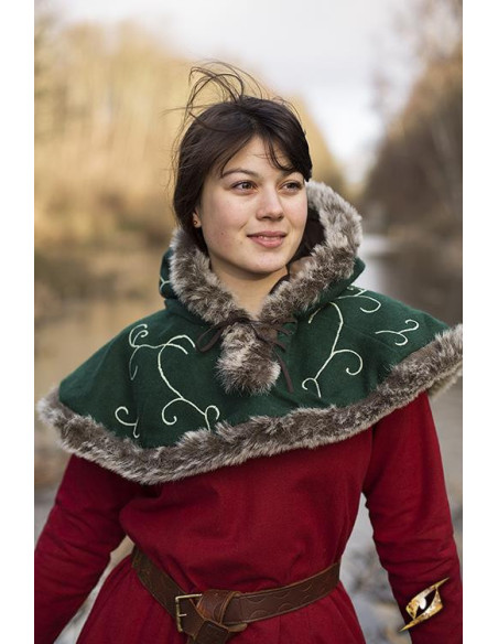 Green medieval hood laces Green medieval hood laces