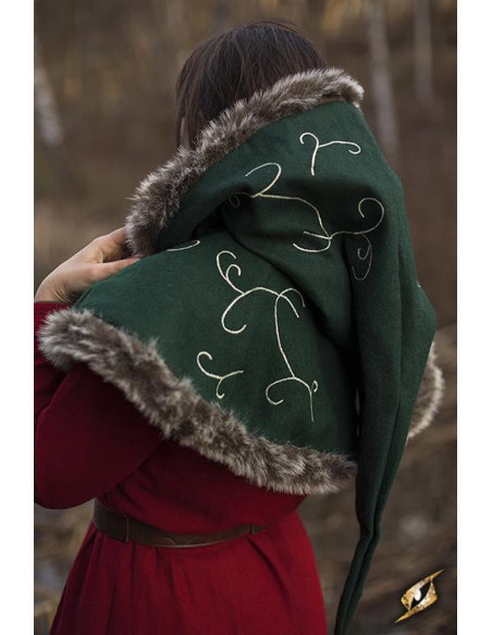 Green medieval hood laces Green medieval hood laces