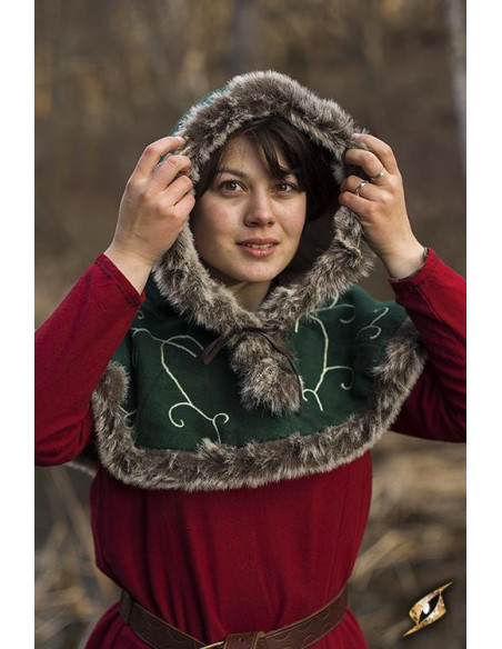 Green medieval hood laces Green medieval hood laces