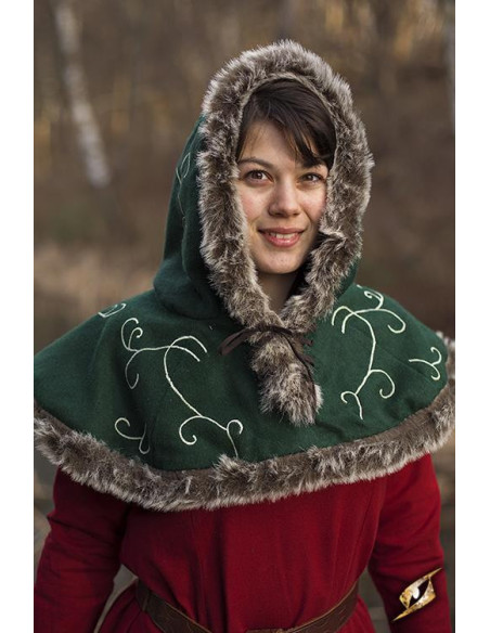 Green medieval hood laces Green medieval hood laces