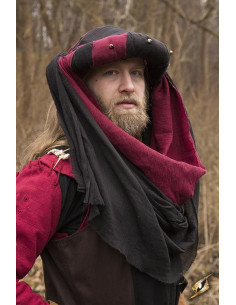 Jafar turban Africa and Middle East in black-maroon 2