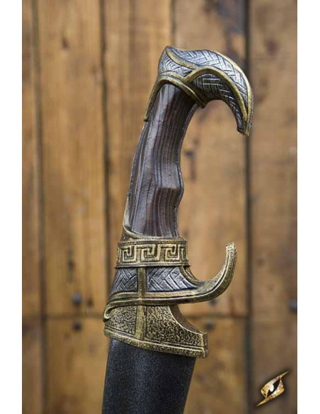 Latex Falcata sword for LARP, 85 cm.