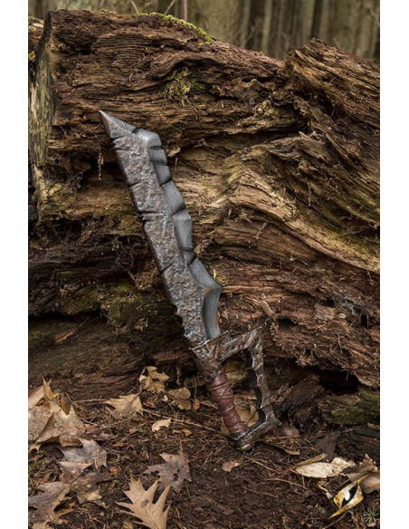 Latex Orc Blade Sword for LARP, 60 cm.
