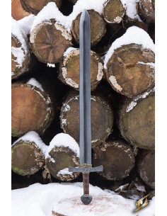 Medieval Sword of the Crusaders in latex for LARP, 100 cm.