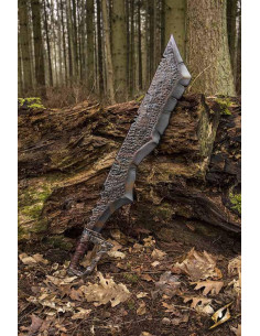 Orc long sword in latex for LARP, 100 cm.