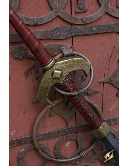 Two-handed Baal sword in latex for...