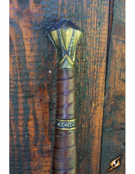 Two-handed sword with latex notches...