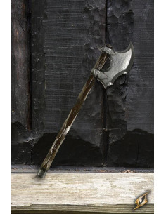 Two-handed latex war ax for LARP, 70 cm.