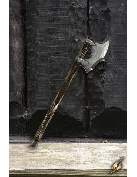 Two-handed latex war ax for LARP, 70 cm.