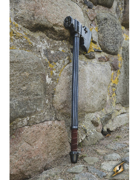 Medieval latex hammer-axe for LARP,...
