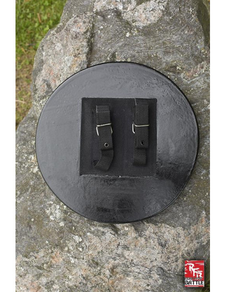 Medieval black latex buckler for...