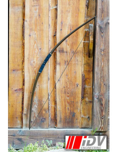 Golden-Brown medieval bow IDV. 140 cm. long