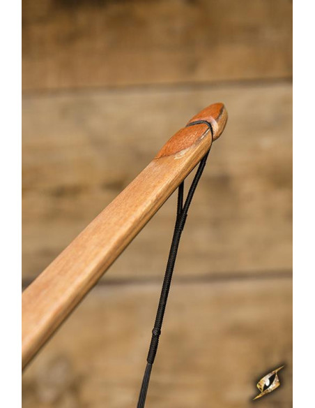 Youth long wooden medieval bow for...