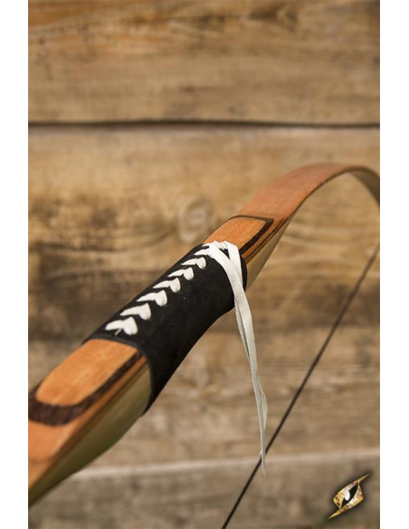 Youth long wooden medieval bow for...