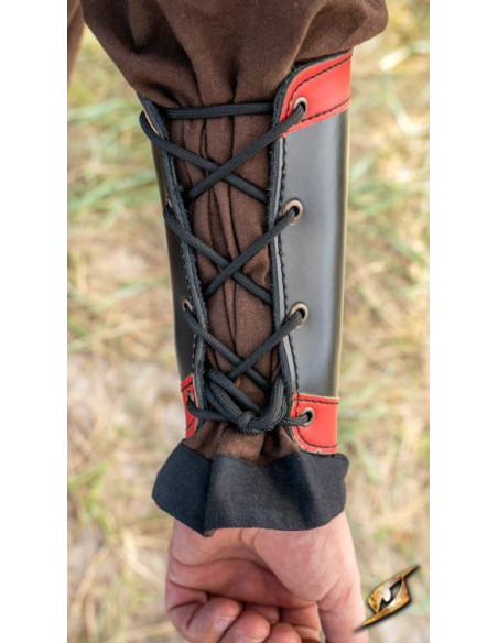 Warrior bracelets in black-red,...