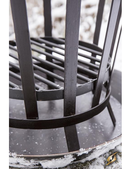 Medieval field heater to make fire