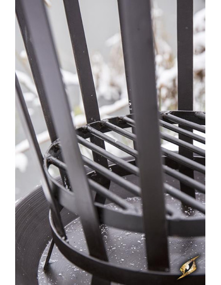 Medieval field heater to make fire