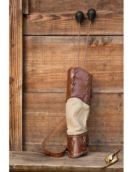 Quiver of the Savages for LARP, brown...