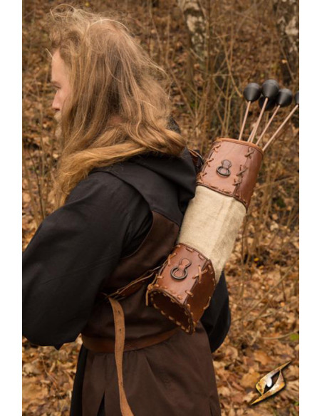 Quiver of the Savages for LARP, brown...