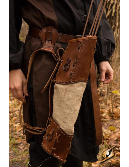 Quiver of the Savages for LARP, brown...