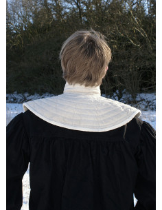 100% cotton padded gorget with straps 2