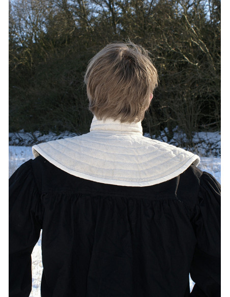 100% cotton padded gorget with straps