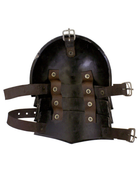 Medieval steel shoulder pads, 1.6 mm.