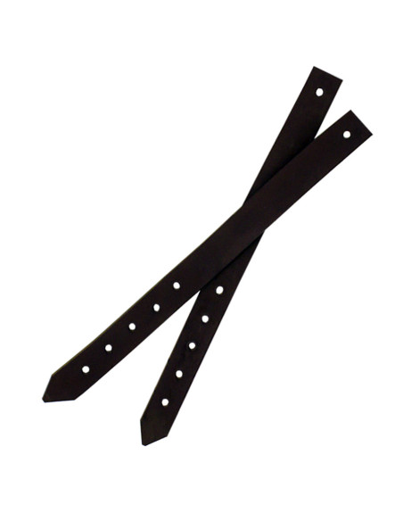 Medieval steel shoulder pads, 1.6 mm.