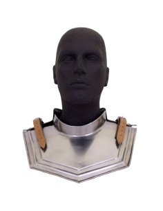 Medieval steel gorget, XV century