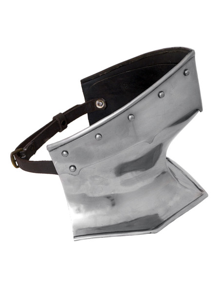Medieval steel armor neck protector,...