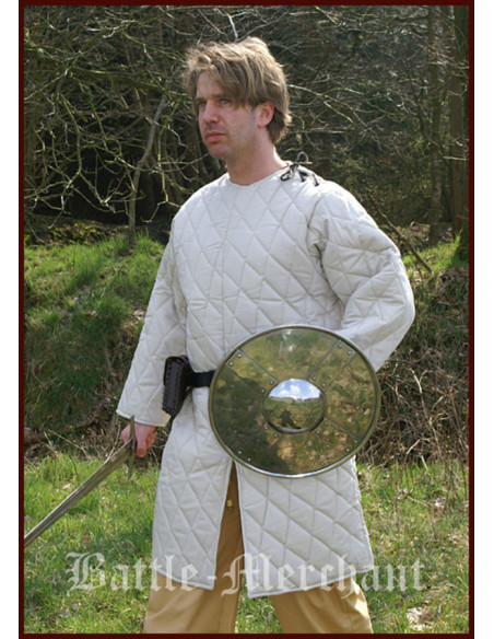 Long medieval rhombus prawn, natural...