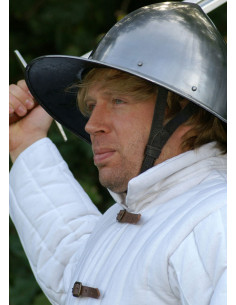 Adjustable white prawn with buckles 2