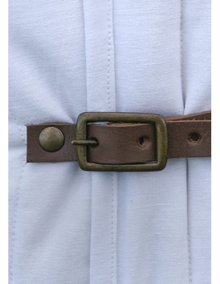 Adjustable white prawn with buckles