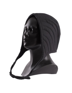 Black quilted guerrero crepe 2