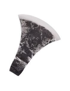 Medieval ax head marked edge, rustic finish