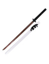 Sharp Functional Katana, Red Damascus Steel