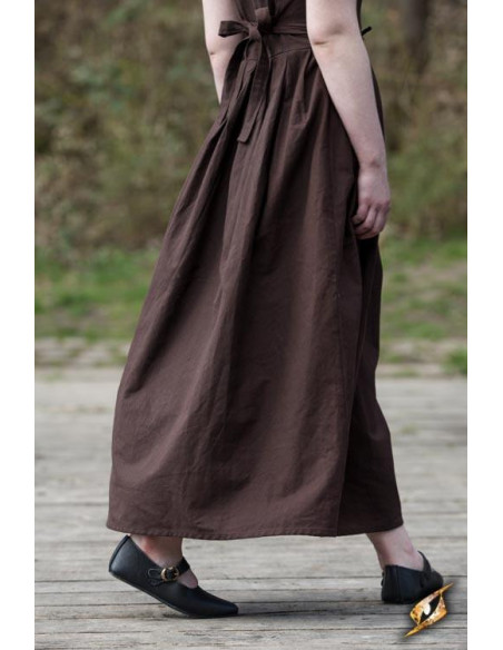 Black Astrid medieval shoes for women