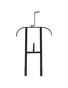 Universal metal frame support with wooden pedestal 2