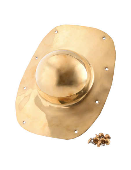 Umbo for Tortoise Roman shield, in brass Umbo for Tortoise Roman shield, in brass