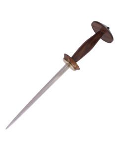 Dagger Rondel s. XV with leather scabbard