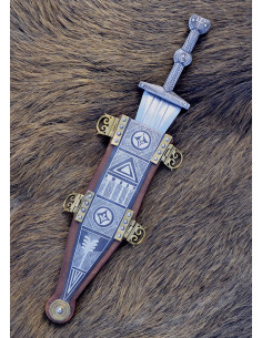 Vindonissa pugio inlaid with silver 2