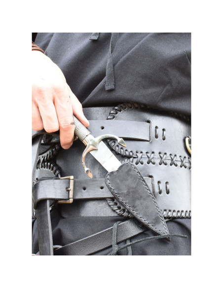 Medieval woman's dagger with leather... Medieval woman's dagger with leather...