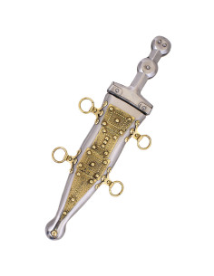 Roman pugio 1st century, with brass details 2