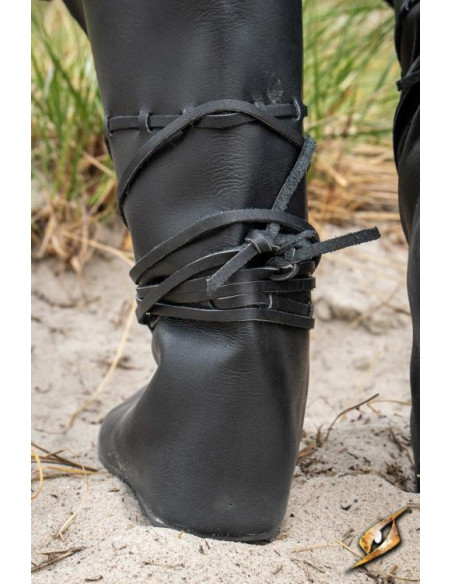 Viking and medieval boots Rolf in black Viking and medieval boots Rolf in black