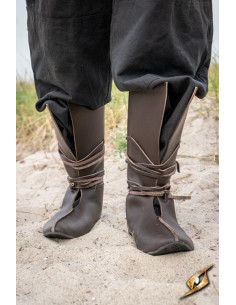 Viking and medieval boots Rolf in brown