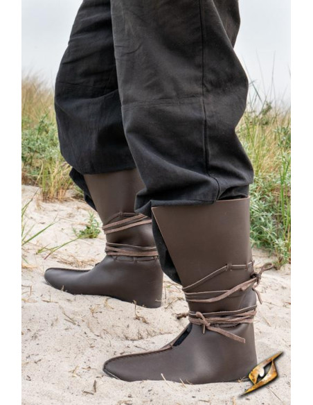 Viking and medieval boots Rolf in brown