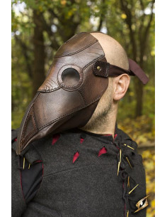 Plague Doctor mask in brown