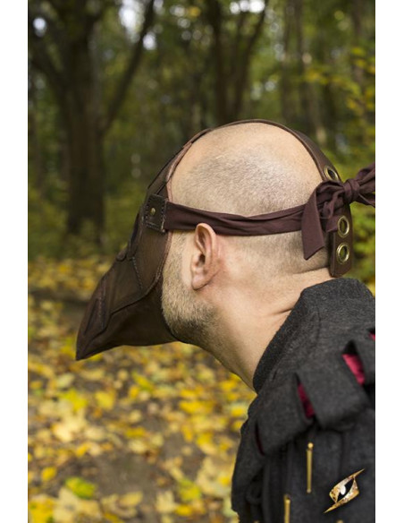 Plague Doctor mask in brown